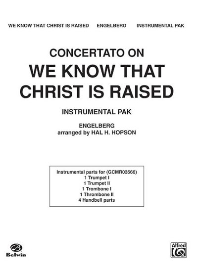 Concertato on We Know That Christ Is Raised (Stsatz)