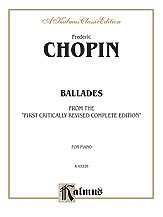 F. Chopin i inni: Chopin: Ballades (Ed. Franz Liszt)