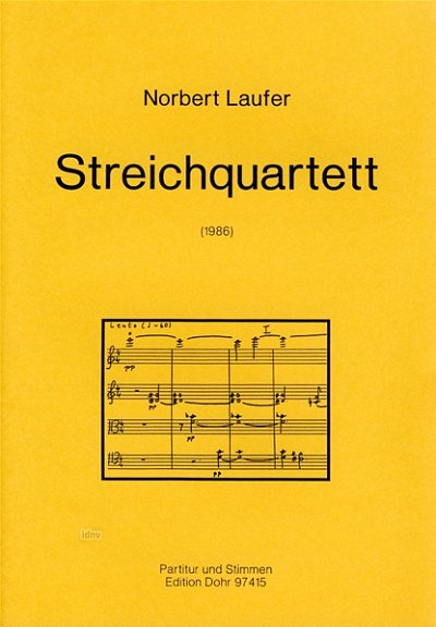 N. Laufer: Streichquartett, 2VlVaVc (Pa+St)