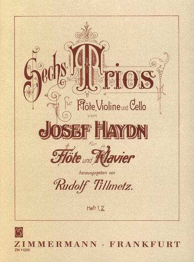 J. Haydn: Sechs Trios, Heft 2