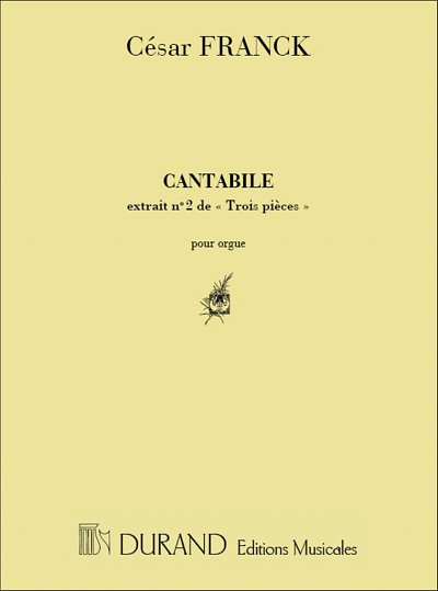 C. Franck: Cantabile, Org