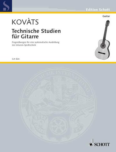B. Kováts: Technische Studien für Gitarre