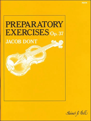 J. Dont: Preparatory Exercises op. 37, Viol