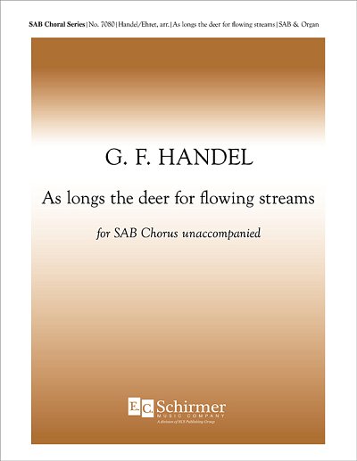 G.F. Händel: Theodora: As Longs the Deer fo, Gch3Org (Part.)