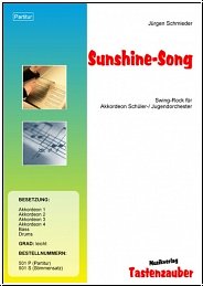J. Schmieder: Sunshine Song, AkkOrch (Part.)