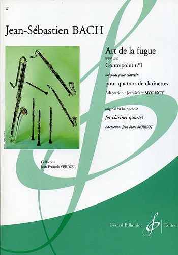 J.S. Bach: Art De La Fugue Bwv 1080 Contrepoint N° 1