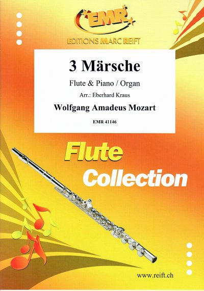 W.A. Mozart: 3 Märsche, FlKlav/Org
