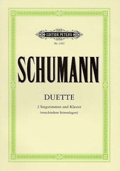 R. Schumann: 34 Duette, 2GesKlav
