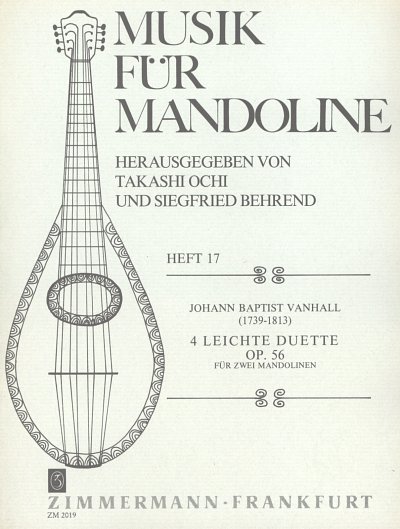 J.B. Vanhal: Vier leichte Duette op. 56, 2Mand (Sppa)