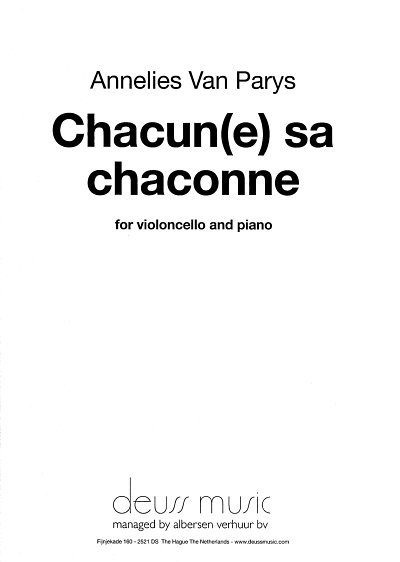 A. Van Parys: Chacun(e) sa chaconne, VcKlav (Pa+St)