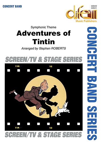 S. Roberts: Adventures of Tintin - Symphonic , Blaso (Pa+St)
