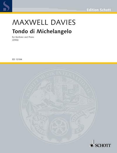 DL: P. Maxwell Davies: Tondo di Michelange, GesBr/AlKlav (Pa