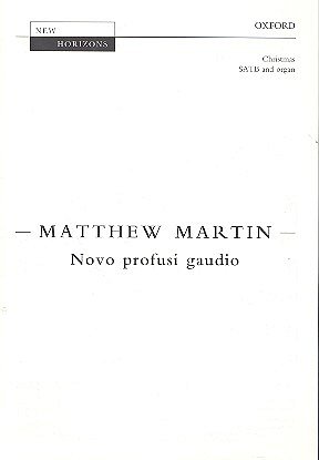 M. Martin: Novo profusi gaudio