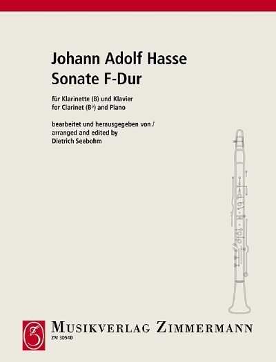 DL: J.A. Hasse: Sonate F-Dur (orig. G-Dur), KlarKlv