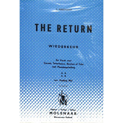 J. Hartmann: The Return (Wiederkehr), Trpb/BrhKlv (KlaPa+St)