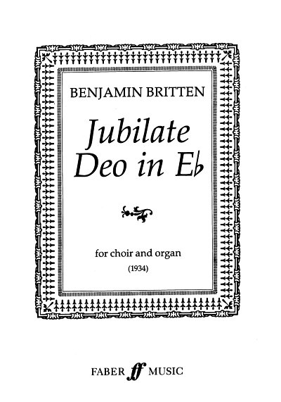 B. Britten: Jubilate Deo Es-Dur, GchOrg (Part.)