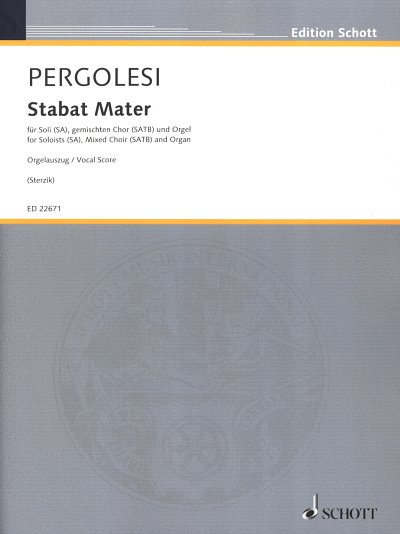 G.B. Pergolesi: Stabat Mater, 2GesGchOrg (Orgpa)
