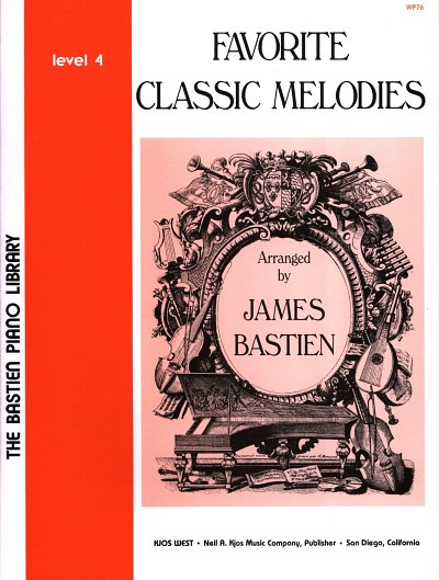 J. Bastien: Favourite Classic Melodies 4, Klav
