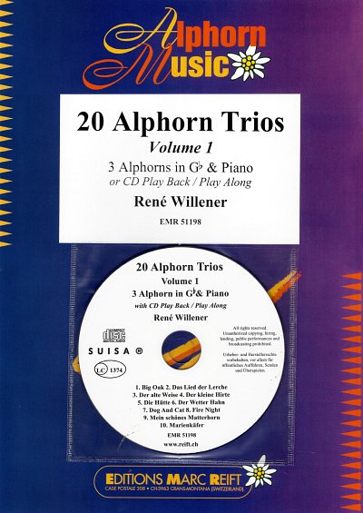 R. Willener: 20 Alphorn Trios Volume 1 (+CD)