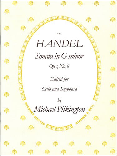 G.F. Händel: Sonata in G minor, Op. 1, VcCemb/Klv (KlavpaSt)