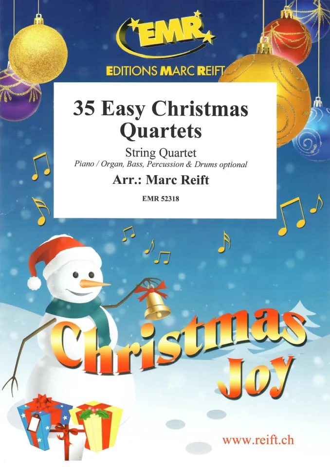 DL: M. Reift: 35 Easy Christmas Quartets, 2VlVaVc (0)