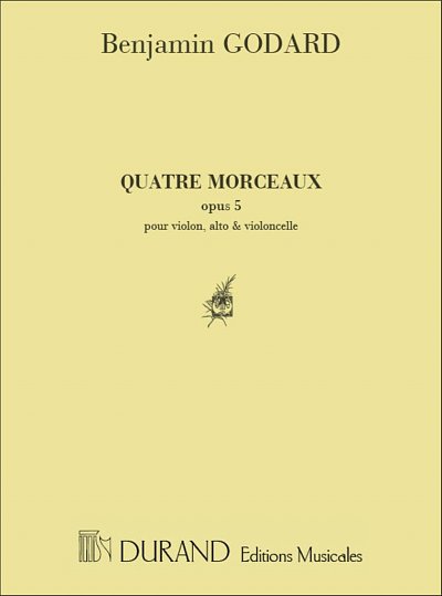 B. Godard: 4 Morceaux, Opus 5, Pour Violon, Alto Et (Part.)