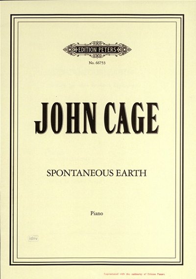 J. Cage: Spontaneous Earth (1944)