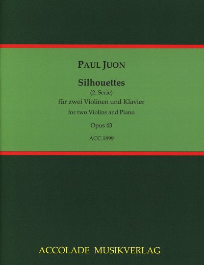 P. Juon: Silhouettes op. 43, 2VlKlav (KlaPa+St)