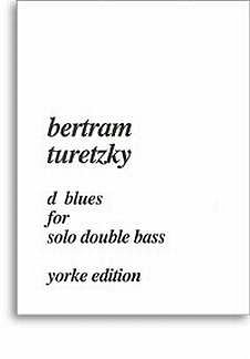 Turetzky Bertram: Blues For Solo Double Bass