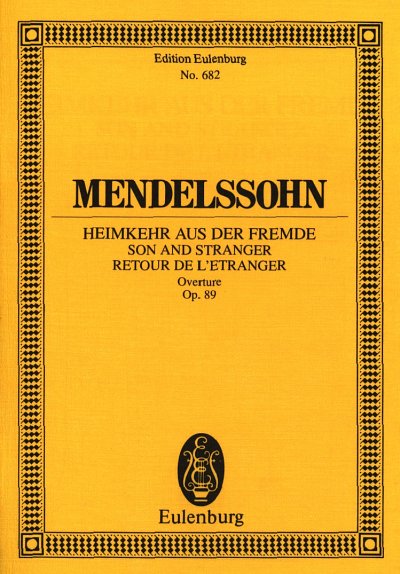 F. Mendelssohn Bartholdy: Heimkehr Aus Der Fremde Op 89 - Ou