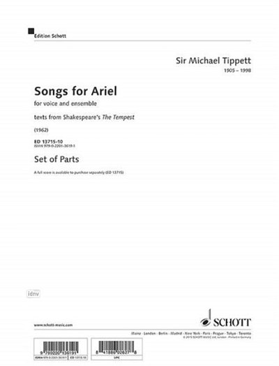 M. Tippett: Songs for Ariel  (Stsatz)