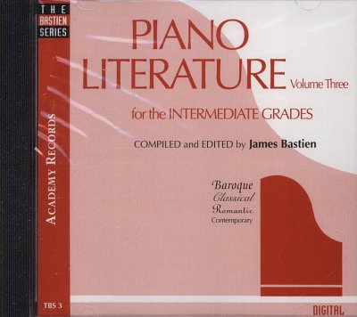 J. Bastien: Piano Literature 3 Academy Records
