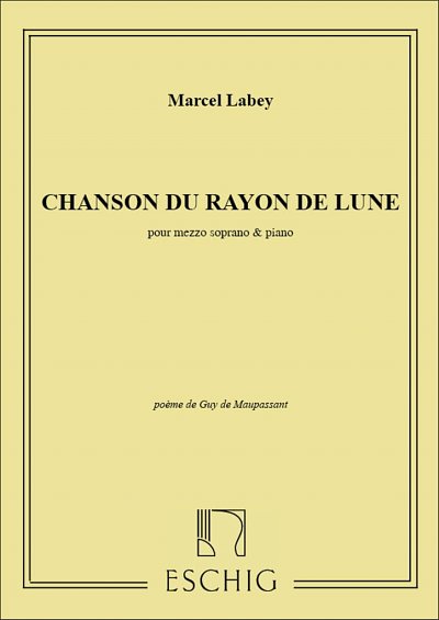 Chanson-Rayon-Lune Cht-Piano , GesKlav