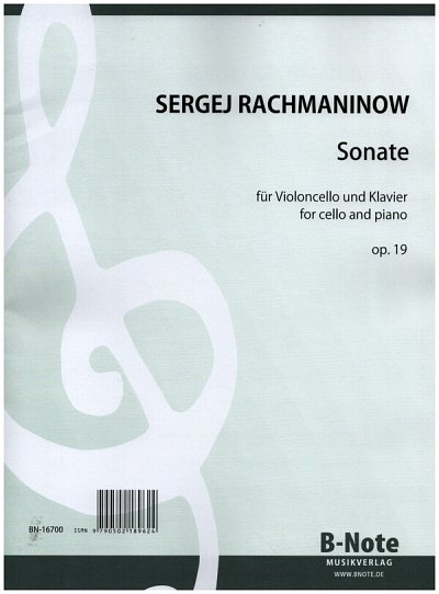 S. Rachmaninow: Sonate g-Moll op. 19, VcKlav (KlavpaSt)