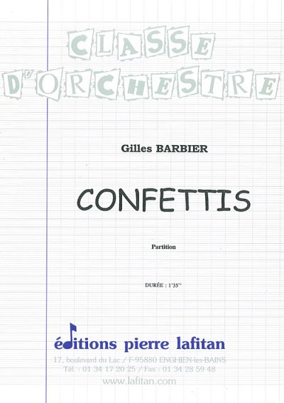 Confettis, HolzEns (Pa+St)
