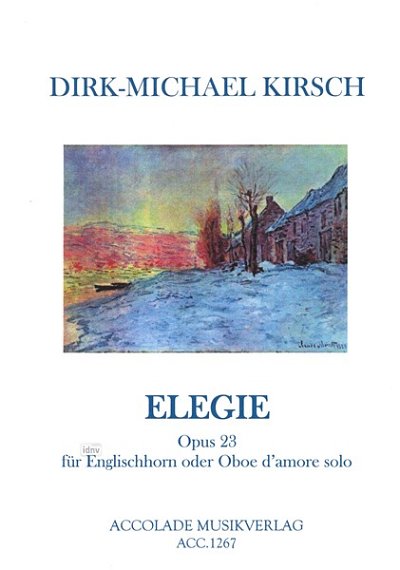 D.M. Kirsch: Elegie op. 23, Eh/Obda