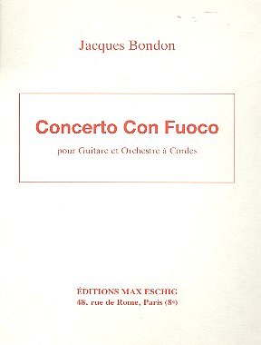J. Bondon: Concerto Con Fuoco Poche  (Stp)