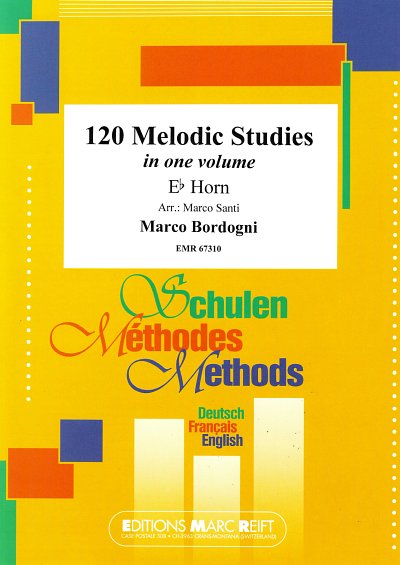 DL: M. Bordogni: 120 Melodic Studies in  one volume, Hrn(Es)