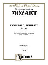 W.A. Mozart y otros.: Mozart: Exultate Jubilate, K. 165, Motet for Soprano (Latin)