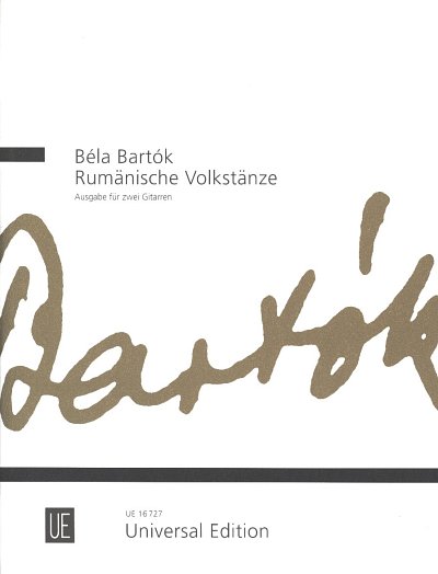 B. Bartok: Rumaenische Volkstaenze, 2Git (Sppa)