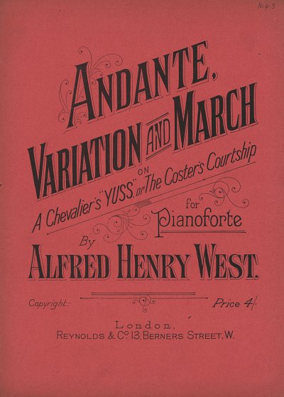 Alfred H. West: Andante, Variation and March