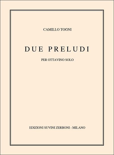 C. Togni: Due Preludi (1980) Per Ottavino, FlKlav (KlavpaSt)