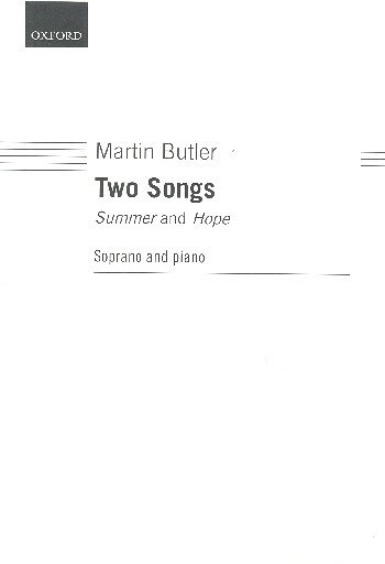 M. Butler: Two Songs, GesSKlav