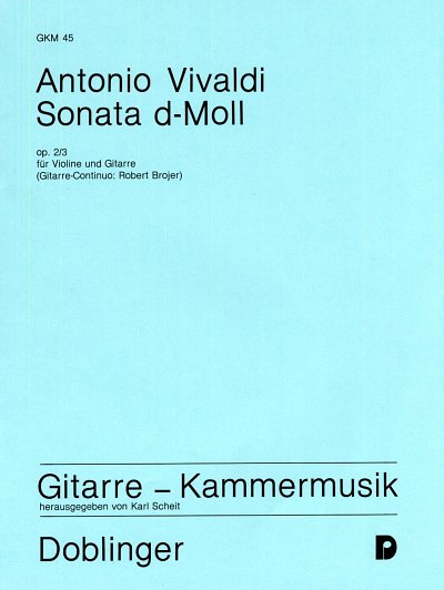 A. Vivaldi: Sonate D-Moll Op 2/3