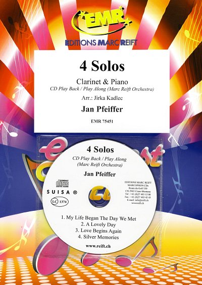 J. Pfeiffer: 4 Solos, KlarKlv (+CD)