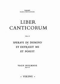 V. Holmboe: Liber Canticorum IV, Gch (Chpa)