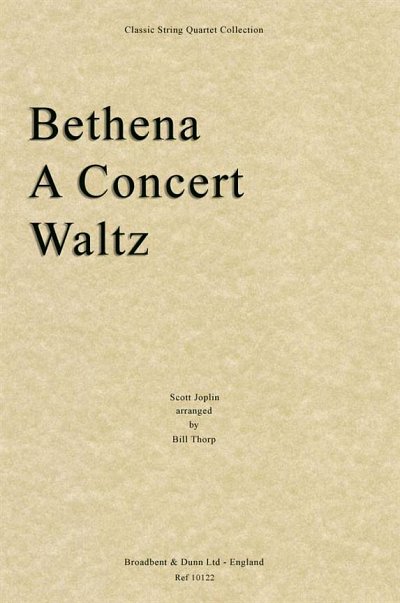 S. Joplin: Bethena, A Concert Waltz