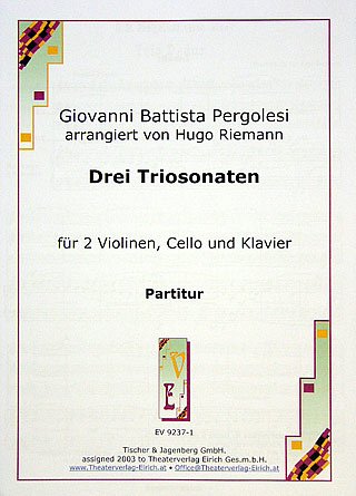 G.B. Pergolesi: 3 Triosonaten