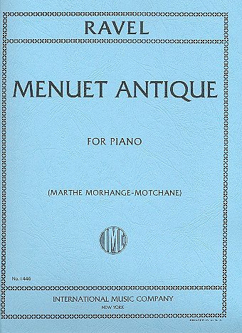 M. Ravel: Menuet Antique, Klav