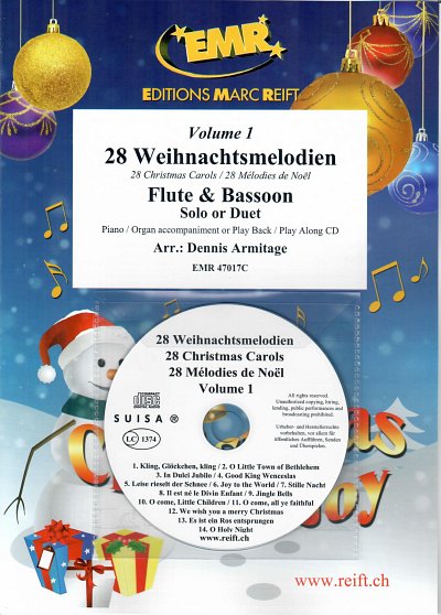 D. Armitage: 28 Weihnachtsmelodien Vol. 1 (+CD)